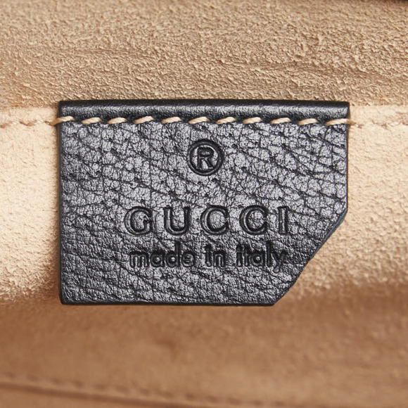 GUCCI Authentic Black Leather Shoulder Bag - Picture 15 of 16